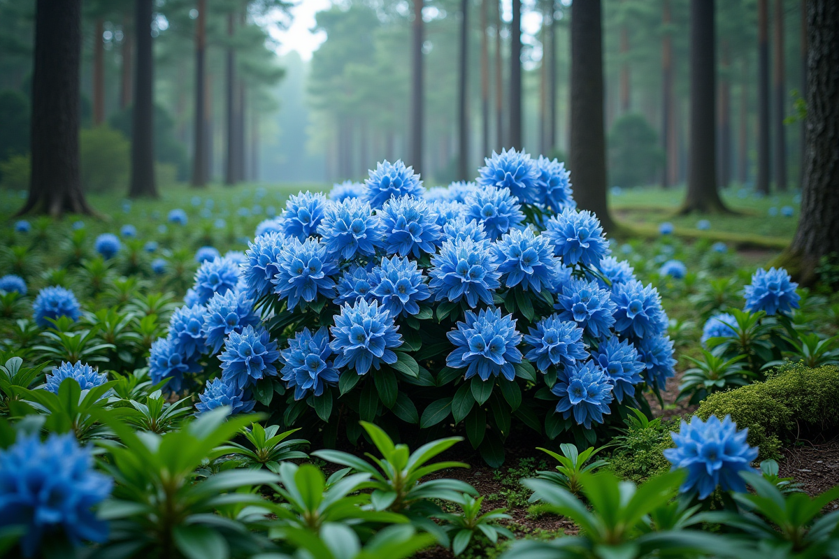 fleurs bleues